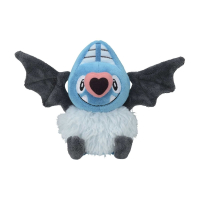 Officiële Pokemon center knuffel Pokemon fit Swoobat 19cm breedt
